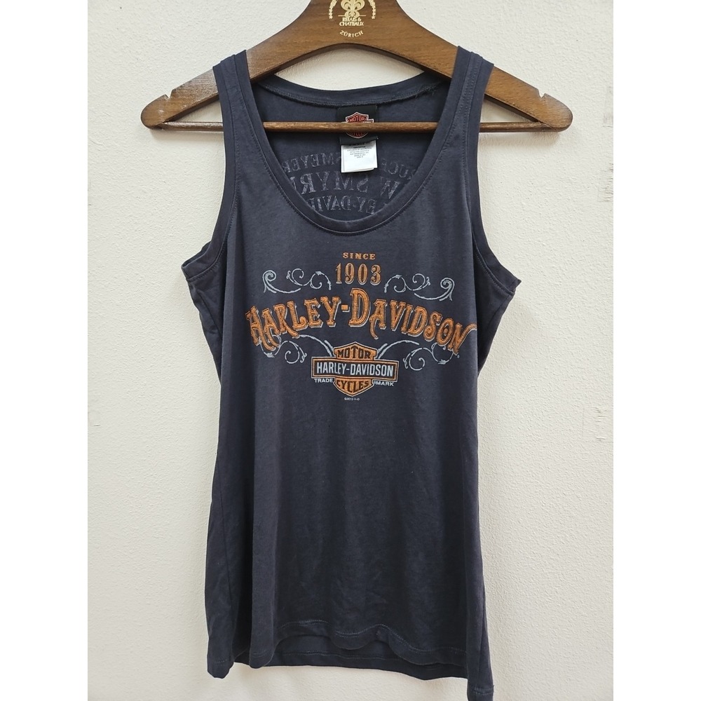 Harley Davidson Tank Top Small Motorcycle New Smyrna Beach FL - Picture 1 of 7